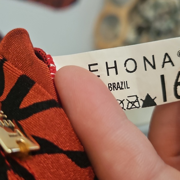 Lehona Red and Black Patterned Long Sleeve Top - Picture 5 of 5